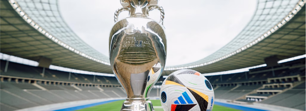 Estadio de berlin y balon oficial 2024 Eurocopa