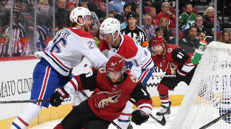 Canadiens vencen a Coyotes.