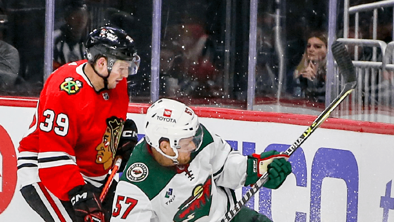 Blackhawks contra Wild.