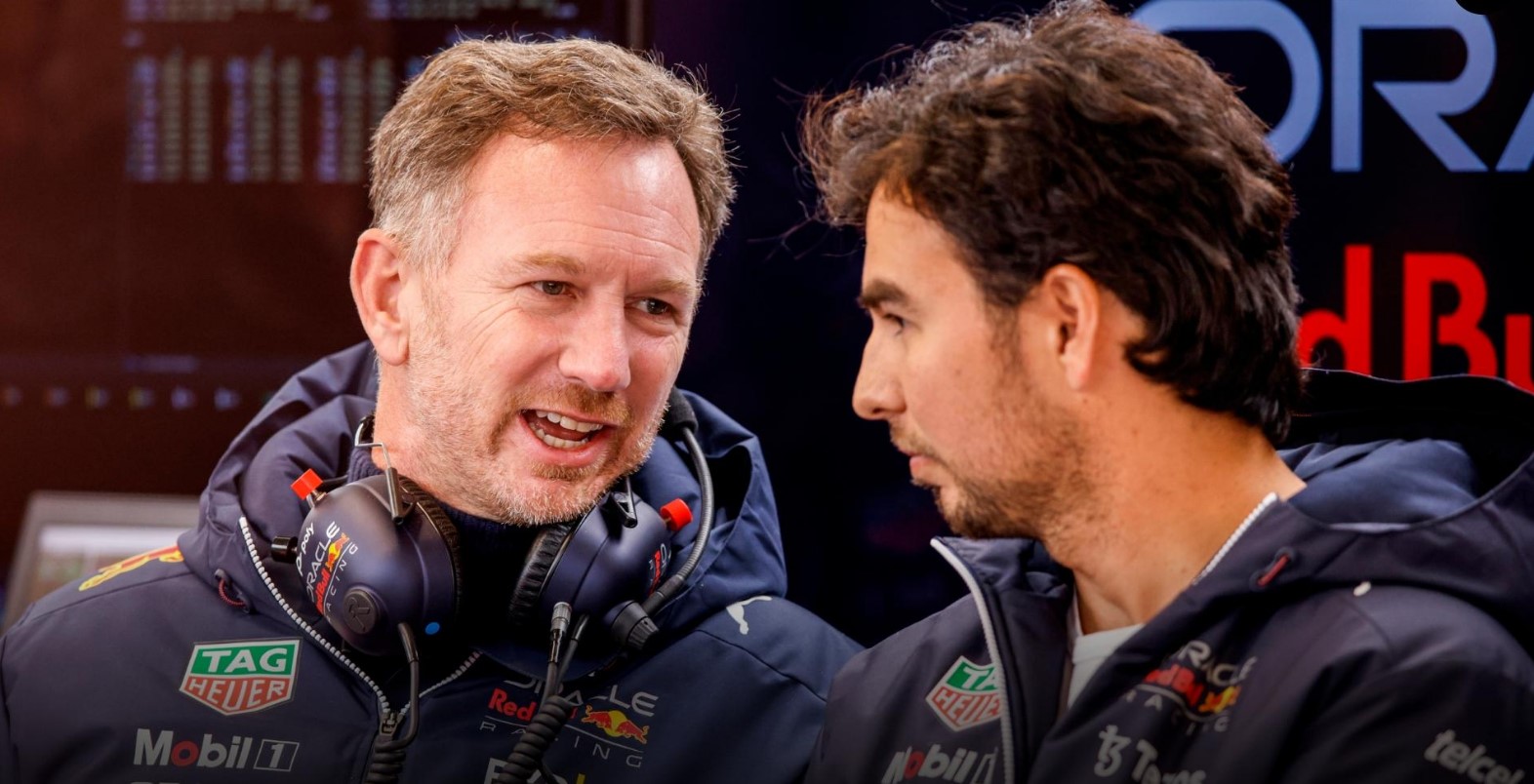 Horner y Pérez de Red Bull