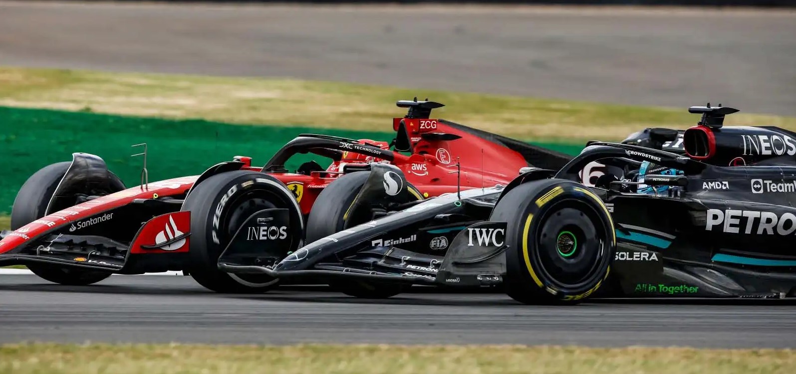Ferrari y Mercedesse disputan el segundo lugar de equipos