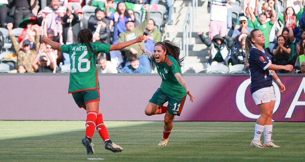 México derrotó a Paraguay para acceder a las semifinales de Copa Oro Femenil