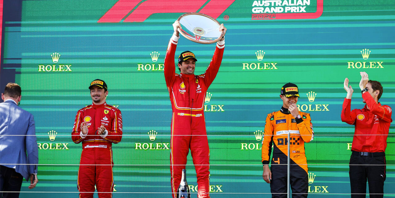 Ferrari conquistó el primer 1-2 de la temporada
