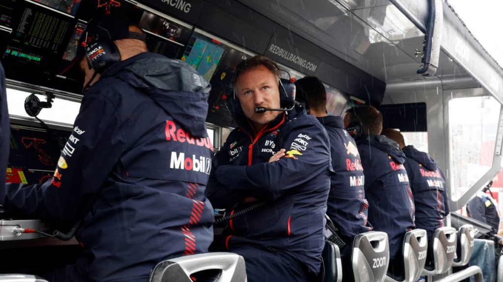 Christian Horner tras el derrape de Pérez