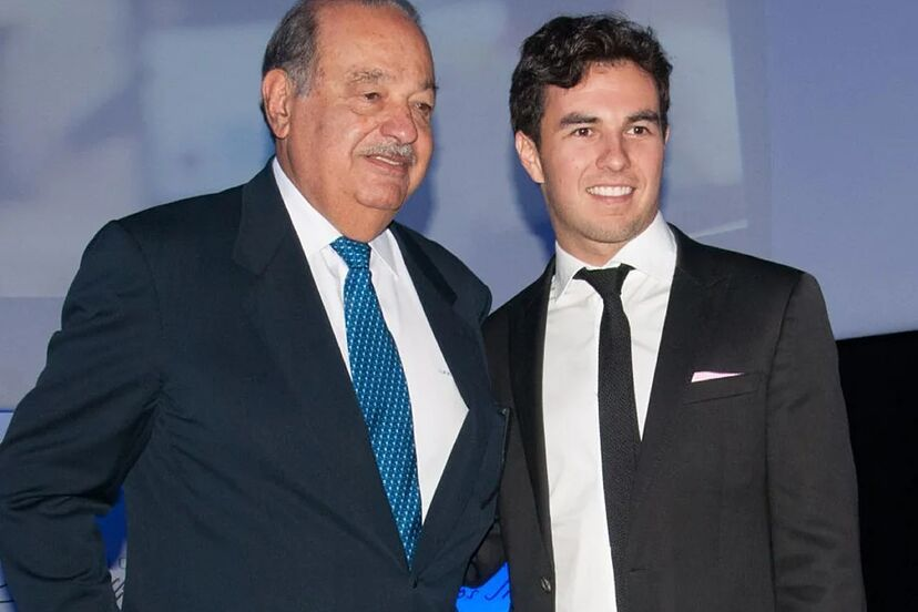 Carlos Slim y Sergio Pérez