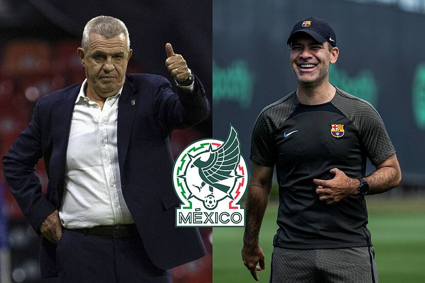 Javier Aguirre y Rafael Márquez