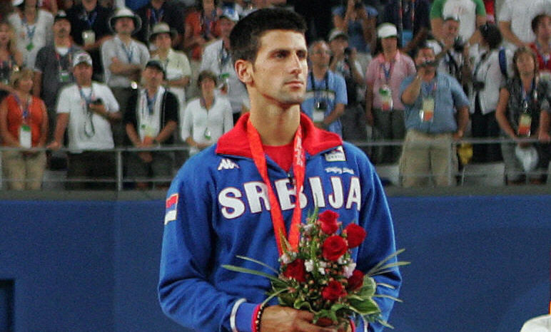 Novak Djokovic ganó el bronce en Beijing 2008