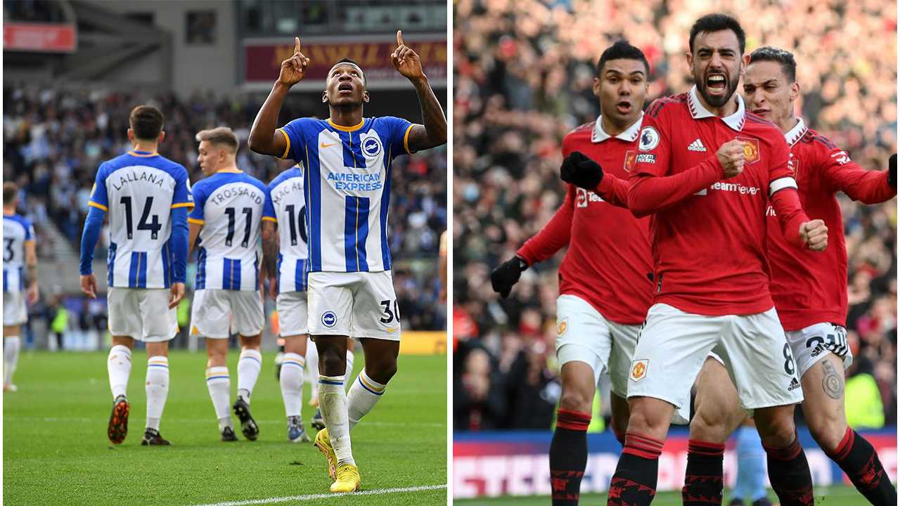 Brighton & Hove Albion vs Manchester United