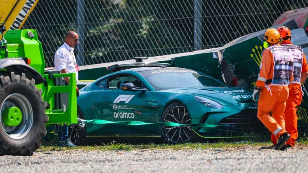 Safety Car choca en Monza