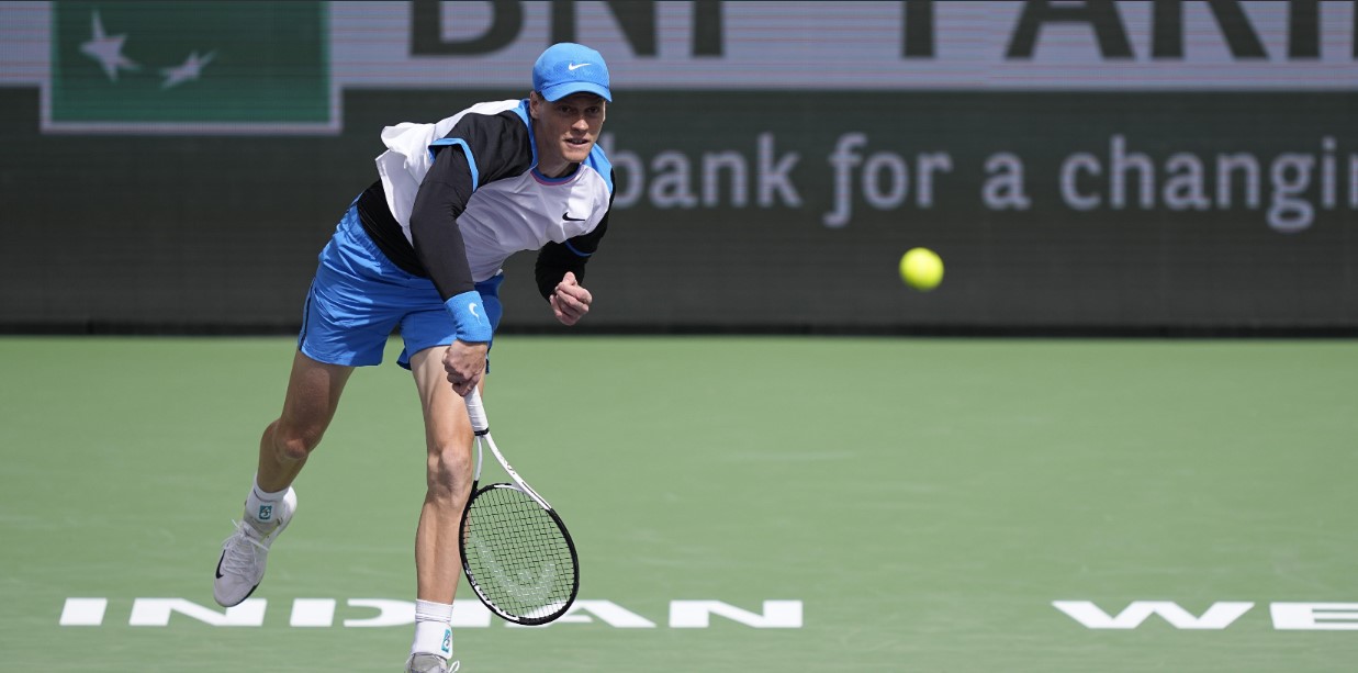 Jannik Sinner en Indian Wells