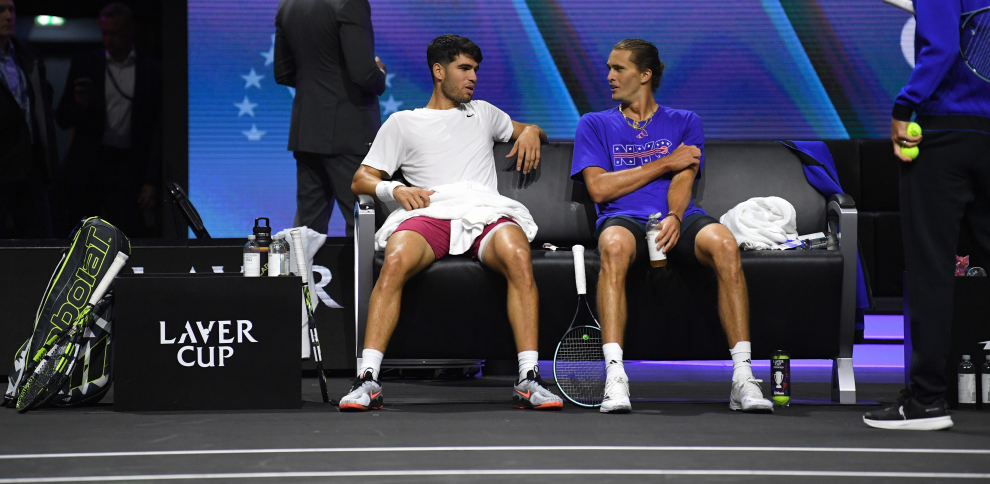 Alcaraz y Zverev jugarán juntos la Laver Cup