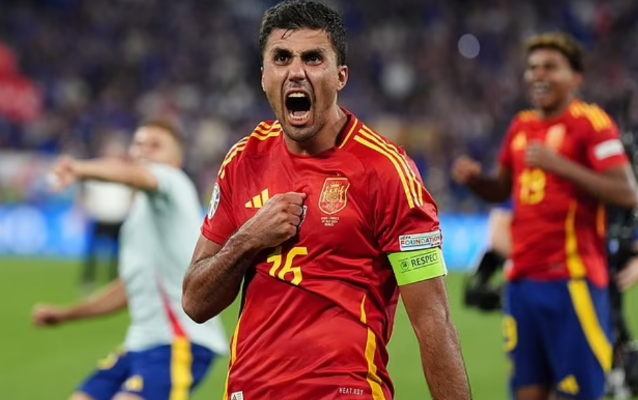 Rodri con la selección española