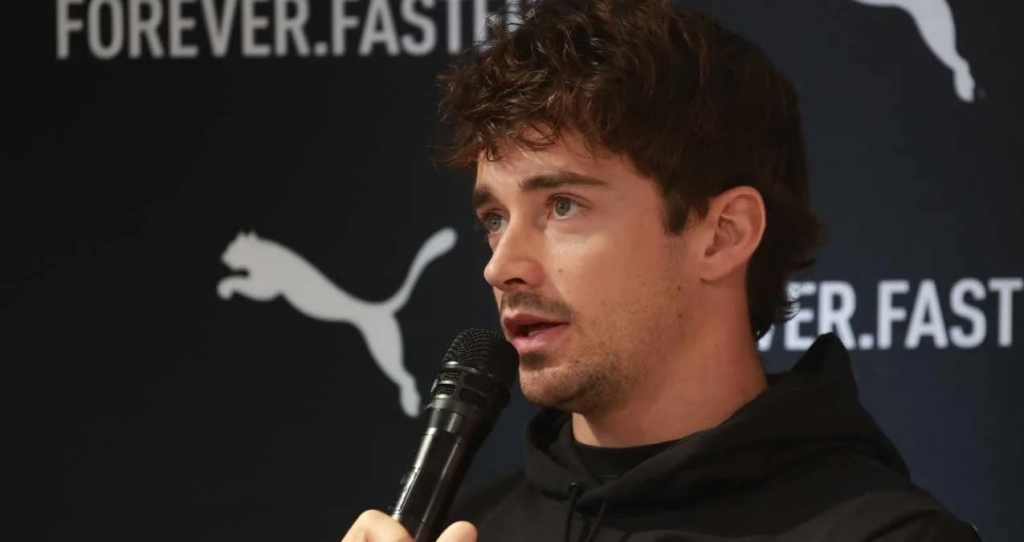 Leclerc en presentación de PUMA