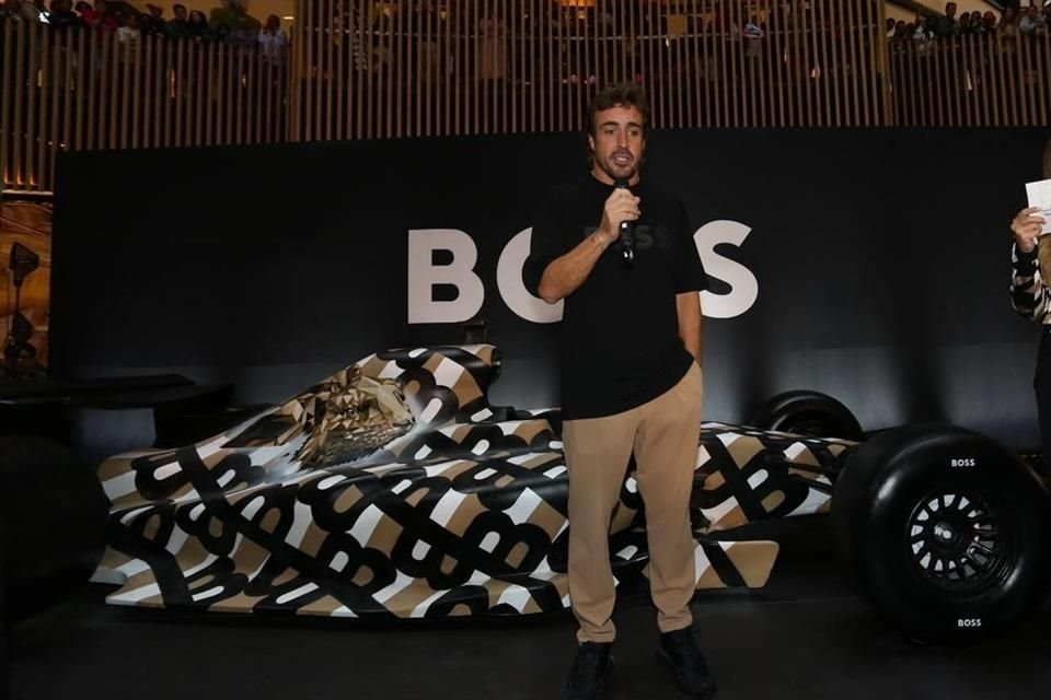 Alonso en presentación de BOSS