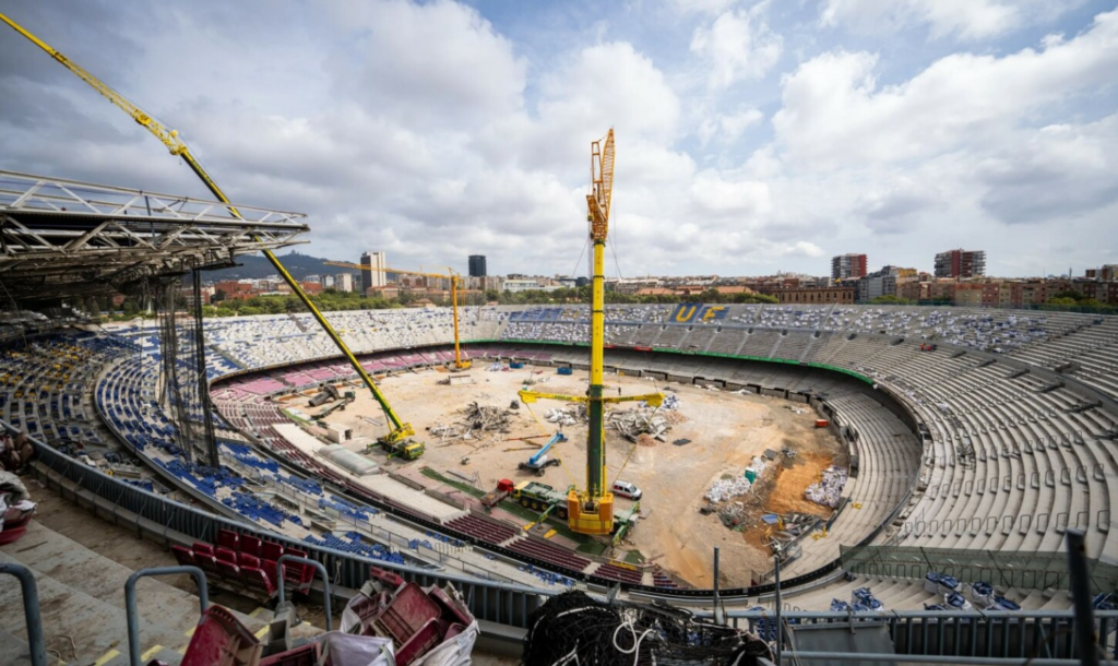 El Nou Camp en remodelación