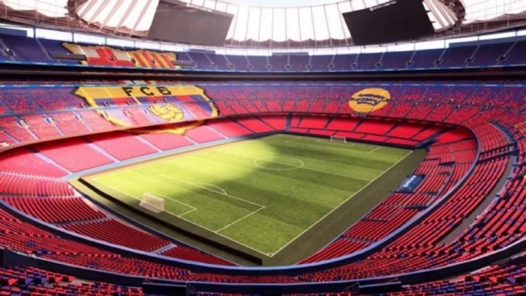 Imagen virtual del Camp Nou remodelado