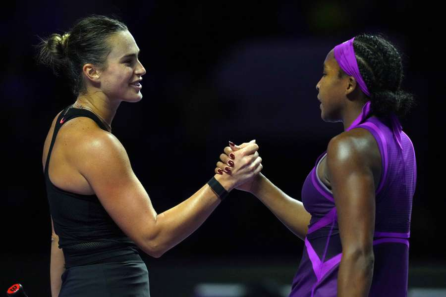 Aryna Sabalenka y Coco Gauff